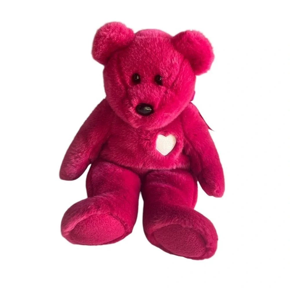 Ty Beanie Buddy Valentina Valentines Day Teddy Bear Plush Toy 2001 14